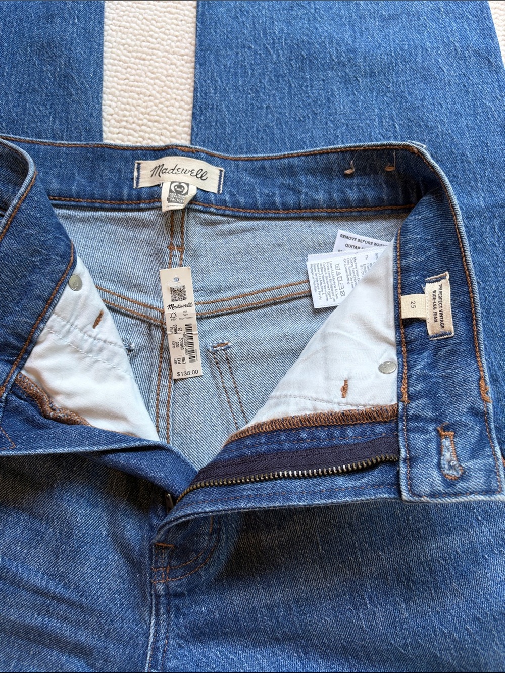 Madewell jeans size 25 NWT - Picture 4 of 5